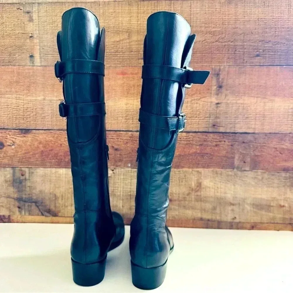 Sesto Meucci Italian Leather Knee High Boots
